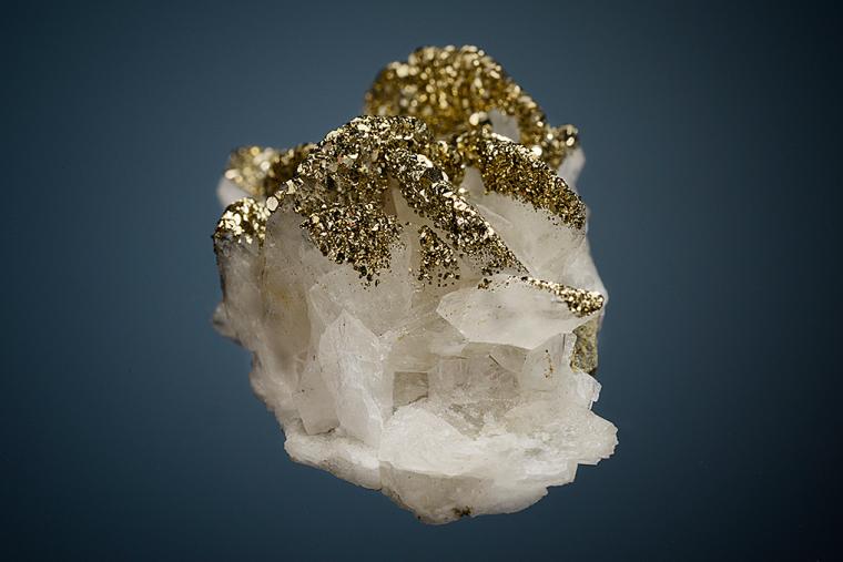 PYRITE on CALCITE